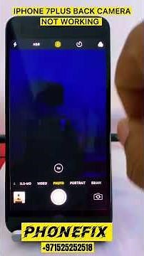 IPHONE 7PLUS BACK CAMERA NOT WORKING SOLUTION 📍