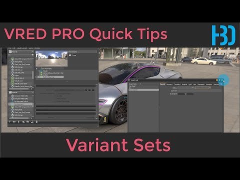 VRED Quick tips: Variant Sets