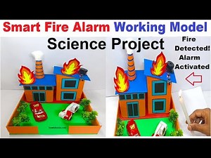fire alarm working model | best smart science project for exhibition - diy innovation - howtofunda