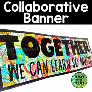 Team Building Collaborative Coloring Classroom Poster Together We Can Learn so Much - Etsy