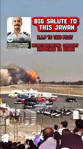 TEJAS FIGHTER JET CRASH IN DUBAI SHOW 💔😭 #youtubeshorts #youtube #heartbroken