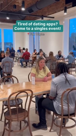 FIND Fort Wayne Friends & Singles Events on Instagram: "*Gets off the apps and meets people IRL* 😱 Hetero Speed Dating Ages 21-35 Wednesday, August 27 (Men on waitlist, women tickets available) @thefairfieldfw, Fort Wayne, IN 🎟️ Buy tickets at findfortwayne.com (link in bio) Use code FINDLOVE for $5 off. #fortwayne #singles #dating #speeddating #singlesevents"