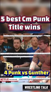 Cm Punk Best World Title Wins!! 😳2025!!
