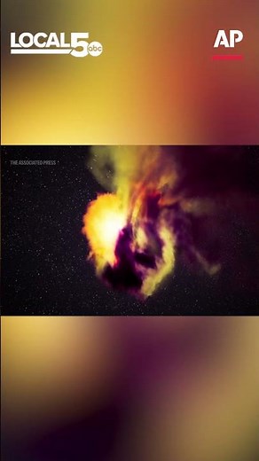 A supernova explosion reveals a dying star's insides