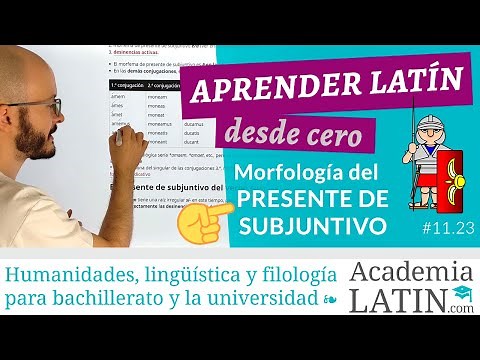 PRESENTE DE SUBJUNTIVO: morfología y acentuación 🤓 Curso de latín desde cero #11.22