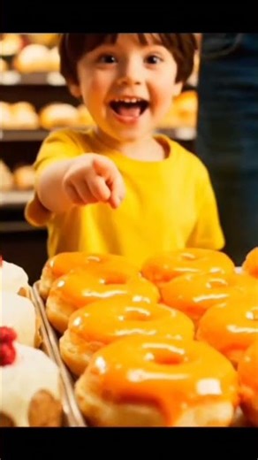 Mama 'I Wants Orange Donuts' | Cute Baby Asking Mama for Donuts #cute #baby #trending