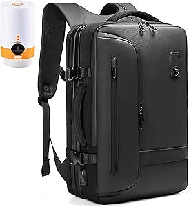 Vacuum Backpack Travel with Pump, Vacpack Expandable Air Compression Backpack Carry on Laptop Backpack