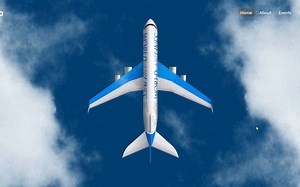 用 HTML 和 CSS 实现开飞机动画网页