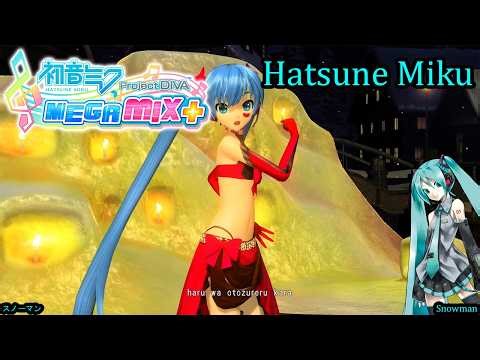 Project Diva Mega Mix+- Hatsune Miku- スノーマン- Snowman (HD)