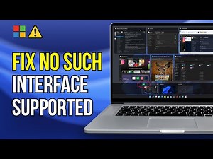 How to Fix No Such Interface Supported on Windows 11 (SOLUTION)