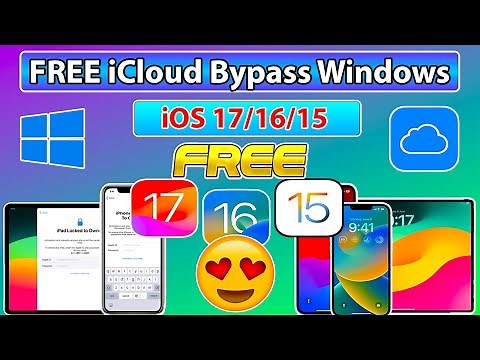 😍🎁 FREE iCloud Bypass Windows iOS 17/16/15 iPhone/iPads| PaleRa1n CheckRa1n Jailbreak Windows iOS 17