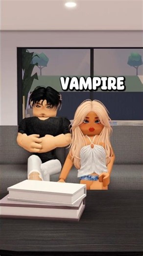 💗 School Love | A Vampired Came Inside My House!! | 🏡 Roblox Story #roblox #shorts