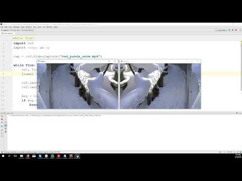 Loading Video and Webcam - OpenCV 3.4 with python 3 Tutorial 2