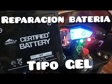 COMO REPARAR UNA BATERÍA DE GEL 🔋