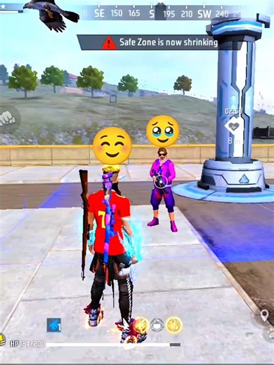 TEAM UP 🥹 WITH RANDOM NOOB PLYER #freefire #shorts