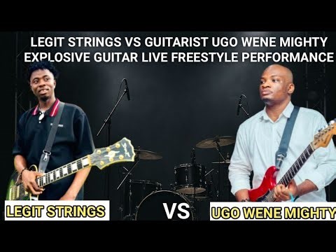 Legit Strings vs Guitarist Ugo Wene Mighty | Explosive Guitar Live Freestyle Performance