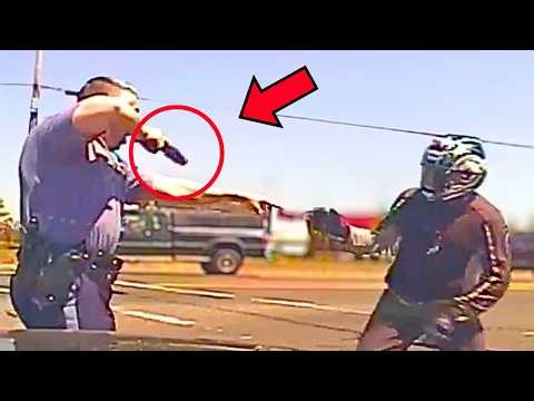 When Brainless Bikers Go All-Out Against Cops