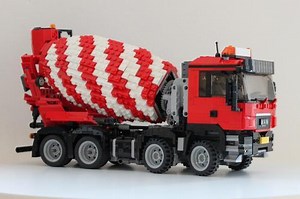 LEGO MOC-1171 MAN TGS 8x4 Cement Truck (Model Team 2014)
