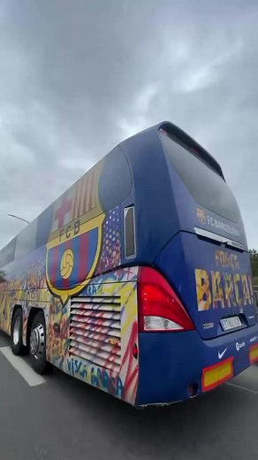 FC Barcelona team bus follow us for more @ Barcelona FANS | Ezinwa Barcelona FANS