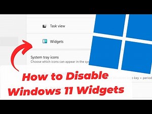 How to Disable Windows 11 Widgets
