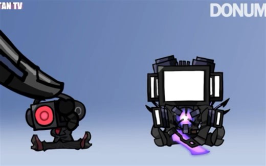 Anime Chibi skibidi toilet vs finger animation-