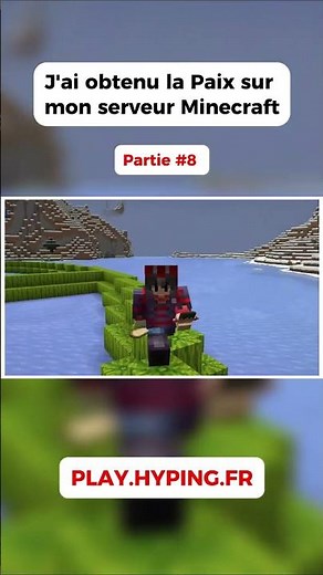 J’ai obtenu la paix sur mon serveur Minecraft (Partie 8)