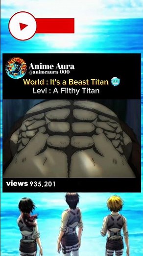 Levi vs Beast Titan [Round 3] #attackontitan #aot #beasttitan #levi