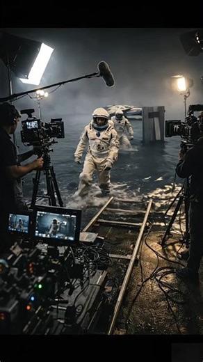 Interstellar Movie BTS 😲 . #shorts #ai #aivideo #movie