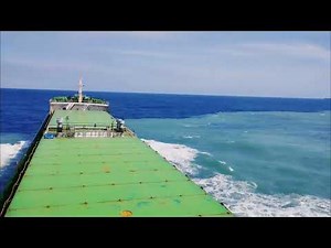 Ocean Two Colour Meet At The Point Ofid Ocean.|| Fresh Water Meets Sea Water.Boundary Explained