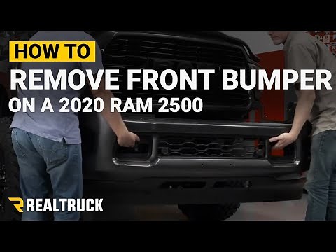 How to Remove Your Factory Front Bumper on a 2020 Ram 2500