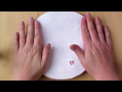 How to Back an Embroidery Hoop with Felt