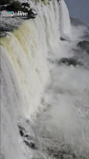 🌊 Victoria Falls – The Most Powerful Waterfall on Earth! 😱 #Shorts