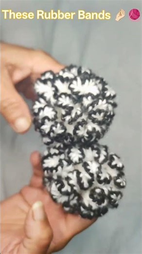 Crochet Flower Rubber Band 🌸 | Easy Hair Tie #shorts #knittingpattern #diy