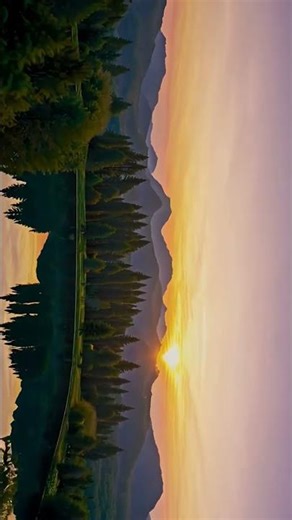 Golden Dawn – Sunrise Over a Still Lake #GoldenSunrise#LakeReflection#MorningMagic #Nature #sunrays