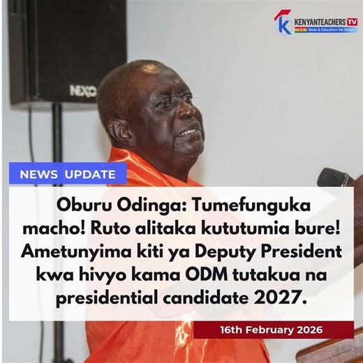 𝗢𝗯𝘂𝗿𝘂 𝗢𝗱𝗶𝗻𝗴𝗮 𝗗𝗲𝗰𝗹𝗮𝗿𝗲𝘀 𝗪𝗮𝗿 𝗢𝗻 𝗥𝘂𝘁𝗼! "𝗬𝗼𝘂 𝗗𝗲𝗻𝗶𝗲𝗱 𝗨𝘀 𝗧𝗵𝗲 𝗗𝗣 𝗦𝗲𝗮𝘁, 𝗪𝗲 𝗪𝗶𝗹𝗹 𝗙𝗮𝗰𝗲 𝗬𝗼𝘂 𝗜𝗻 𝟮𝟬𝟮𝟳!"