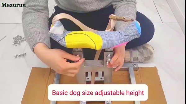 Dog Breeding Stand Adjustable（Multi-Specification） Stainless Steel Dog Breeding Stand，Shoulder height 15.7in-23.6in，Dog Breeding Stand for Small and Medium Sized Dog Dog Breeding Rack