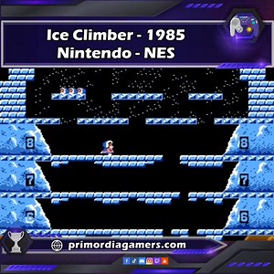 1.3K views · 42 reactions | Ice Climbers es un videojuego de bastantes niveles en plataforma ascendente que nos cautivó a muchos desde su estreno en 1985凉❤ Atte. #Jareelith . #Videojuegos #gaming #videojuegosretro #retrogaming #AlianzaFIG #primordiagamers #iceclimbers | Primordia Gamers NLA | Facebook