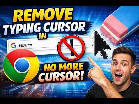 Chrome Typing Cursor Problem | Typing cursor BUG fix Easy way