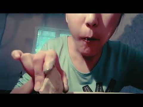 ‪@mukbangnina‬ clay in clay paste eating || clay eater || clay asmr