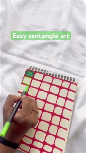 Easy Zentangle Art for Beginners | Relaxing Doodle Drawing ✨