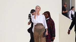 Charlize Theron brings her daughter to Dior fashion show