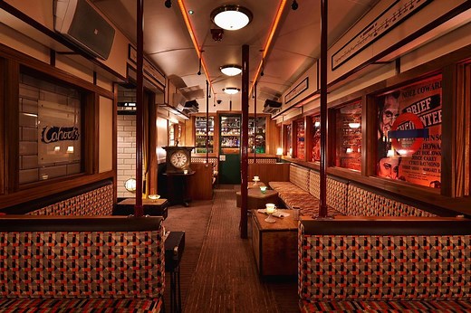 Take The Party Underground At London's 1940s Tube-Themed Bar