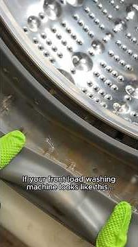 How To Clean Your Front Load Washing Machine Rubber Gasket #howto #cleaning #cleaningtips