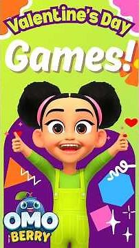 🧩 Game Time with OmoBerry: Valentine's Day Tangram Slam + Maze | Brain Break Games for Kids