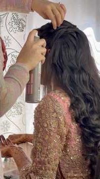 Easy and beautiful🤩hairstyle for #Engagement | #party #look | #shortsvideo #shorts #contentcreator