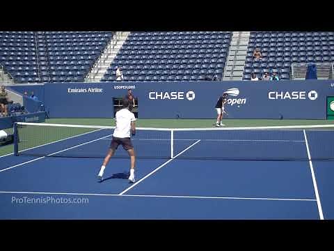 Stan Wawrinka v. Karen Khachnakov, 2019 US Open practice, 4K