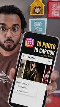 Instagram Multiple Caption Feature | 10 Photos 10 Captions Instagram New Feature | Captions New U...