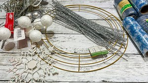 154K views · 2.5K reactions | This wreath method is super easy and turns out beautiful! It’s perfect for Christmas and into the Winter season! All supplies came from Dollar Tree. I hope it inspires you!! | We Craft Around | Facebook