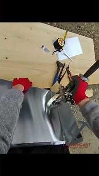 🔨 Création d’un appui de fenêtre en zinc sur mesure #renovation #zinc #appui #fenêtre #couverture
