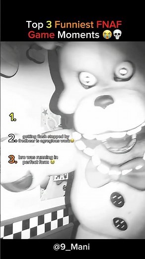 Top 3 Funniest FNAF Game Moments 😂🔥 (#1 Will Shock You) #fnaf